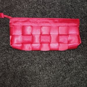 Fushcia clutch purse